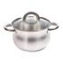 Кастрюля Fresca GS-01090-20CA код 212309 из нержавеющей стали со стеклянной крышкой 3.9 л