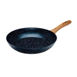 Сковорода Fresca Black Granite 704655 код 252213 алюминиевая с антипригарным мраморным покрытием 28*5 см