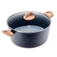 Кастрюля Fresca Black Granite 704659 код 252251 алюминиевая с антипригарным мраморным покрытием с крышкой 6.5 л Кастрюля Fresca Black Granite 704659 код 252251 алюминиевая с антипригарным мраморным покрытием с крышкой 6.5 л