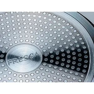 Сковорода для блинов Fresca Black Granite 704663 код 252268 алюминиевая с антипригарным мраморным покрытием 25*1.6 см