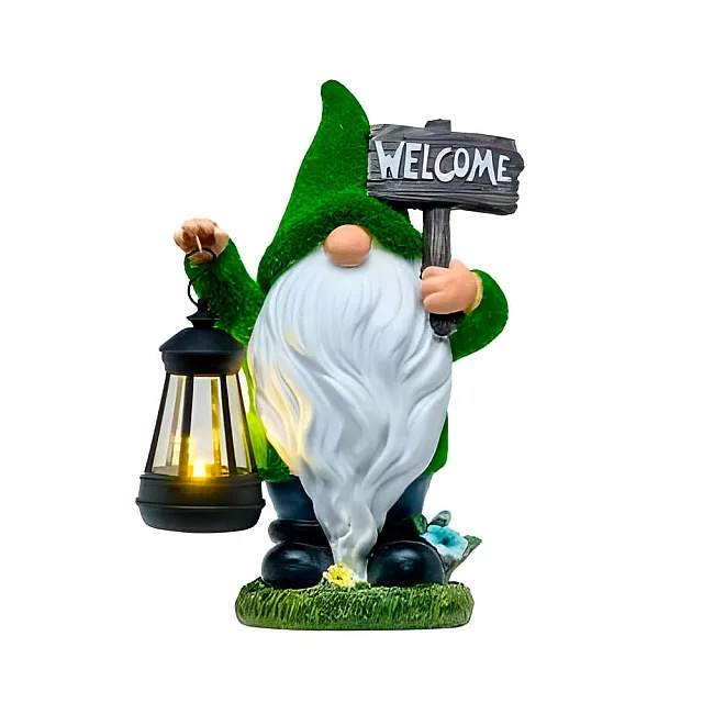 Фонарь Гном 30540600 код274048 на солнечной батарее 15*9*25 см