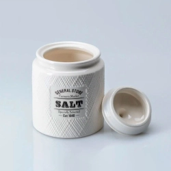 Банка для сыпучих продуктов Fresca Сезанн Salt QC23A519SA код 277896 керамическая 780 мл