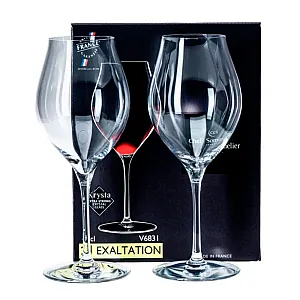 Набор бокалов для вина Luminarc Exaltation V6831 код 281527 стеклянных 470 мл 2 шт