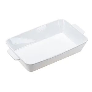 Блюдо для запекания S11054-white керамическое 28*16.5*5 см
