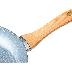 Сковорода Fresca Grey Marble 704666 алюминиевая с антипригарным мраморным покрытием 26*4.5 см