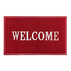 Коврик придверный ComeForte Welcome пористый 50*80 см бордовый