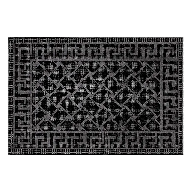 Коврик придверный ComeForte pin mat меандр 71402 резиновый 45*75 см
