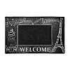 Коврик придверный Akuteks Tekstil PARIS-SILVER-PVCMat 45*70 см
