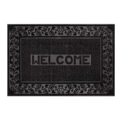 Коврик придверный ComeForte pin mat добро пожаловать резиновый 45*75 см