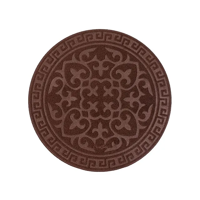 Коврик придверный ComeForte уют классик 65 см коричневый