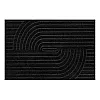 Коврик придверный Qingdao Graceline line mat T-008-black влаговпитывающий 40*60 см черный