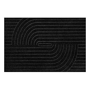 Коврик придверный Qingdao Graceline line mat T-008-black влаговпитывающий 40*60 см черный