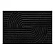 Коврик придверный Qingdao Graceline line mat T-008-black влаговпитывающий 40*60 см черный