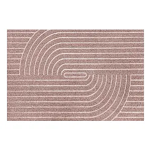 Коврик придверный Qingdao Graceline line mat T-008-brown влаговпитывающий 40*60 см коричневый