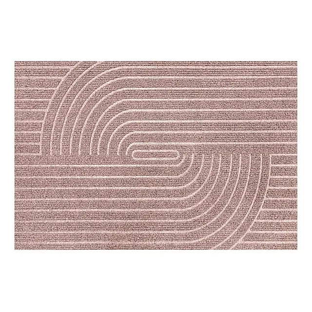 Коврик придверный Qingdao Graceline line mat T-008-brown влаговпитывающий 40*60 см коричневый