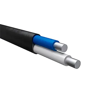 Кабель БелРосКабель АВВГ-П 2*6 черный