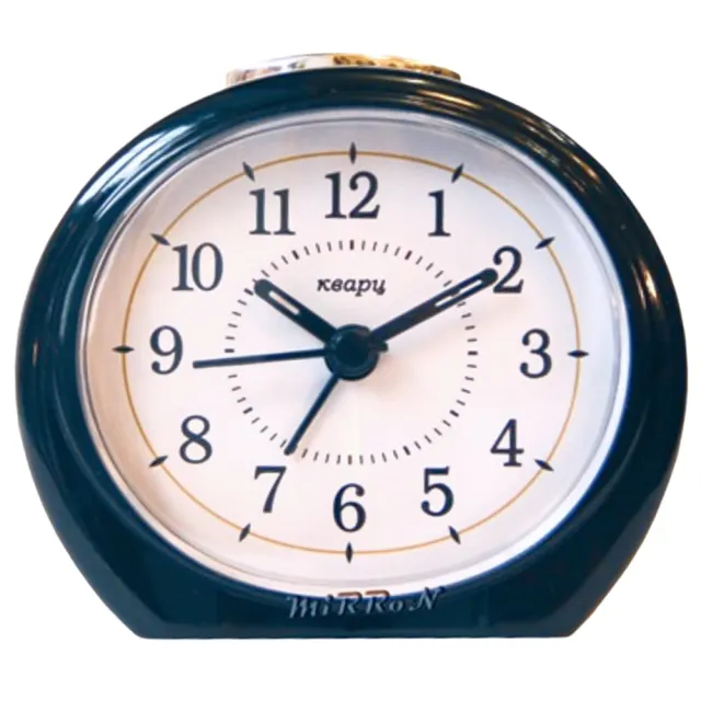 Часы-будильник кварцевый Mirron 2609Ч 7.5*8.5*4.5 см