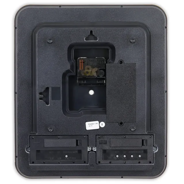 Часы настенные Mirron P3236A-1 ЖК З с термометром и гигрометром 30*33.5*4 см