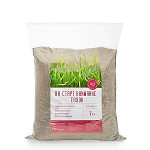 Травосмесь Зеленая Русь На старт внимание Газон 7 кг