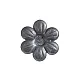 Элемент декоративный штампованный цветок 14.027.01-Т 3 шт