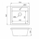 Мойка кухонная AV Engineering AV505515SBKA Star черный из искусственного камня 510*505 мм Мойка кухонная AV Engineering AV505515SBKA Star черный из искусственного камня 510*505 мм