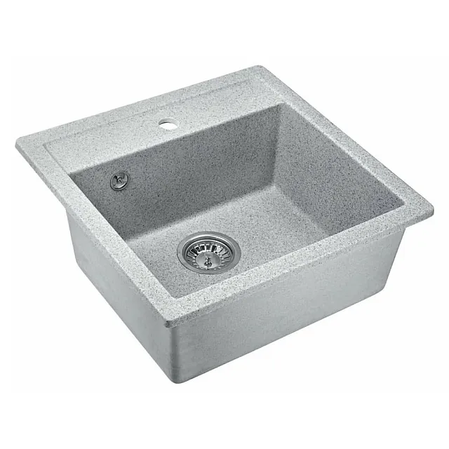 Мойка кухонная AV Engineering AV505515SGRA Star серый из искусственного камня 510*505 мм