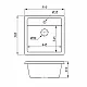 Мойка кухонная AV Engineering AV505515SGRA Star серый из искусственного камня 510*505 мм