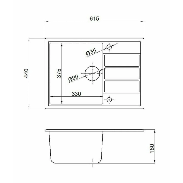 Мойка кухонная AV Engineering AVE615440SLA Mista серебро из искусственного камня 615*440 мм Мойка кухонная AV Engineering AVE615440SLA Mista серебро из искусственного камня 615*440 мм