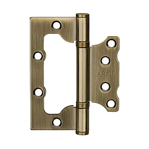 Петля дверная Arni 100*75 мм AB накладная универсальная