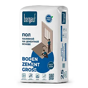 Самонивелир Bergauf Boden Zement Gross на цементной основе 25 кг