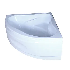 Ванна акриловая угловая AquaFonte Bergamo каркас и экран в комплекте 1400*1400 мм