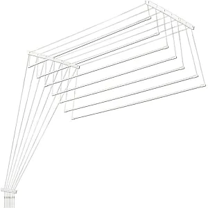 Сушилка потолочная Comfort Alumin Group алюминиевая 7 прутьев 1.6 м