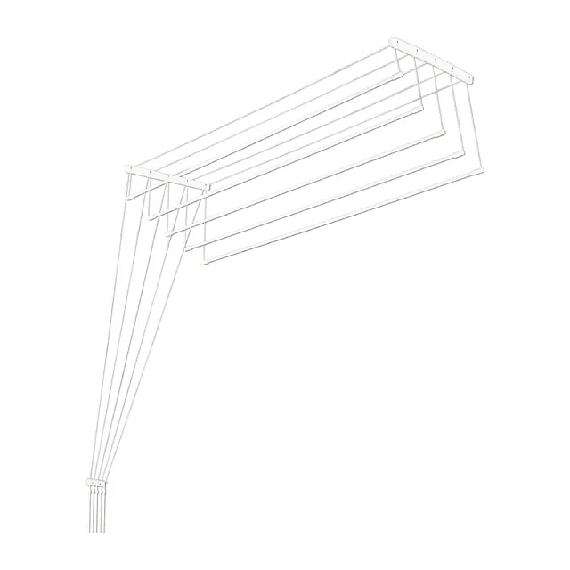 Сушилка потолочная Comfort Alumin Group алюминиевая 7 прутьев 2 м