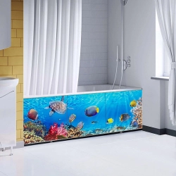 Экран под ванну 3D Comfort Alumin Group Морское дно 1.5 м
