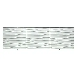 Экран под ванну 3D Perfecto Linea 36-031707 волна белая 1.7 м