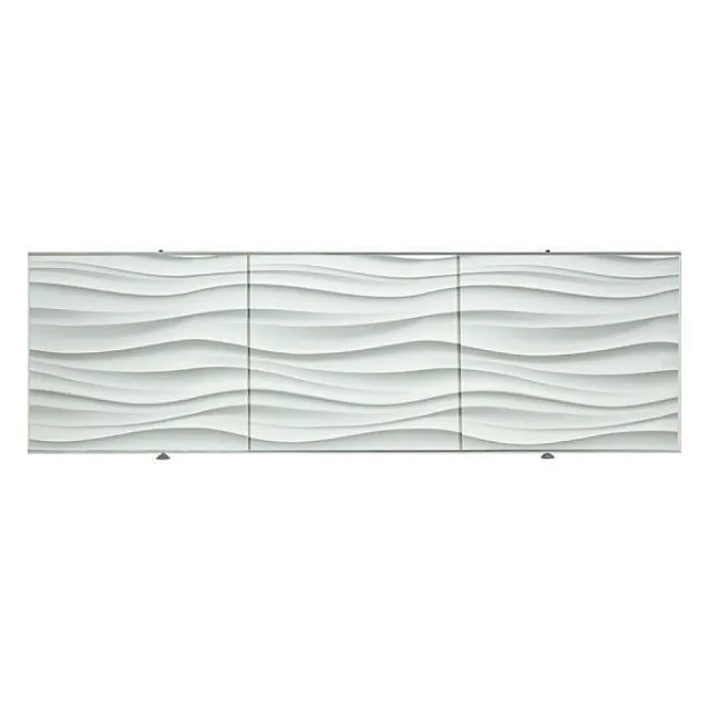 Экран под ванну 3D Perfecto Linea 36-031707 волна белая 1.7 м