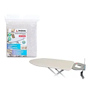 Чехол для гладильной доски Perfecto Linea Eco 42-007060 лен с подложкой 1300*500 мм
