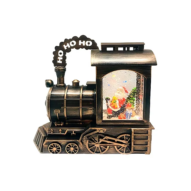 Сувенир новогодний Паровоз со световым эффектом 900014