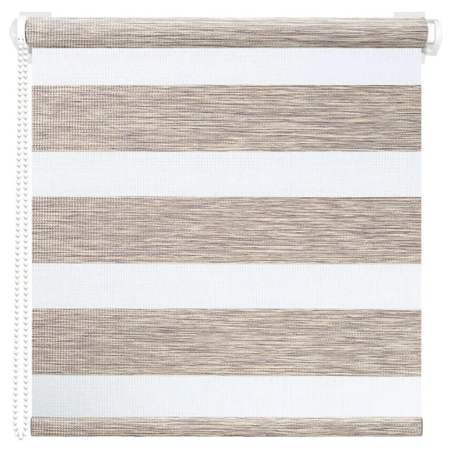 Штора рулонная Вудэн 014.13 38*160 см бежево-серый