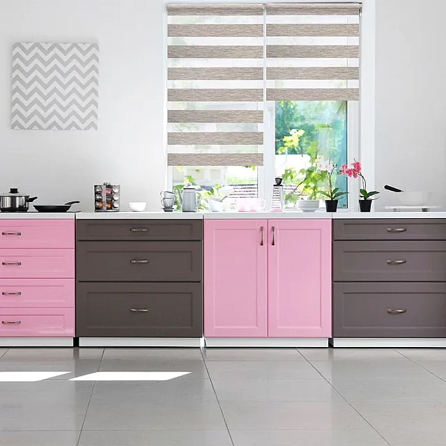 Штора рулонная Вудэн 014.13 85*160 см бежево-серый