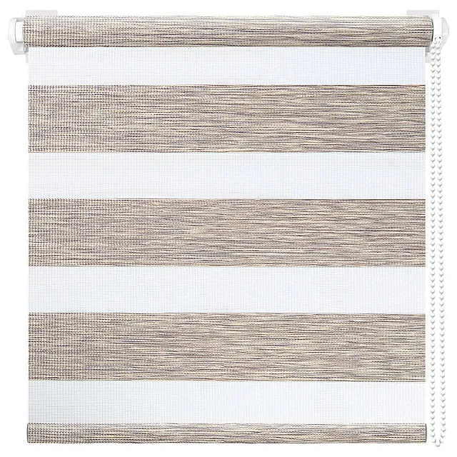 Штора рулонная Вудэн 014.13 90*160 см бежево-серый