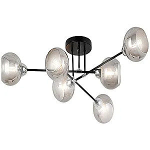 Светильник Айтин-Про НПБ 02-6*60-101 RH8242/6 черный/хром