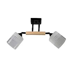 Светильник Айтин-Про НПБ 02-2*60-101 96173/2 черный