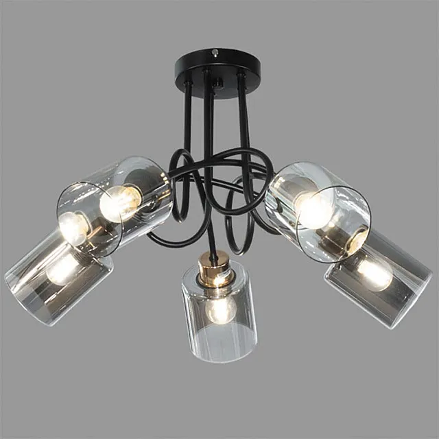 Светильник Айтин-Про НПБ 02-5*60-101 S6984/5 черный/золото