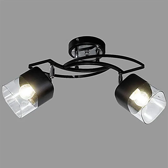 Светильник Айтин-Про НПБ 02-2*60-101 2235/2B хром/черный