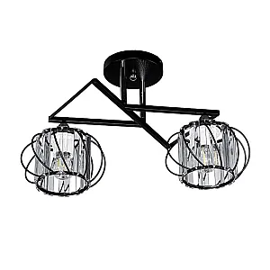 Светильник Айтин-Про НПБ 02-2*60-101 32762/2A черный/хром