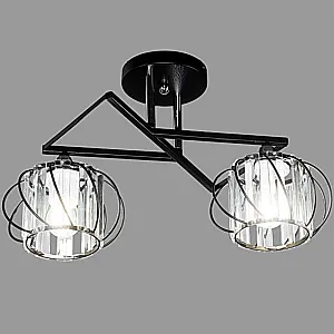 Светильник Айтин-Про НПБ 02-2*60-101 32762/2A черный/хром