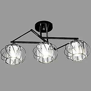 Светильник Айтин-Про НПБ 02-3*60-101 32762/3A черный/хром