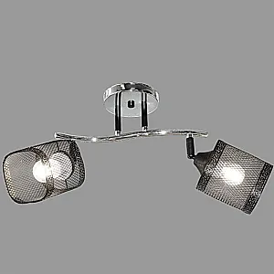 Светильник Айтин-Про НПБ 02-2*60-101 96199/2 хром/черный