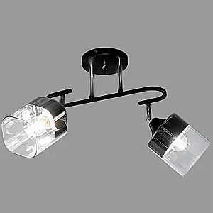 Светильник Айтин-Про НПБ 02-2*60-101 96412/2 хром/черный